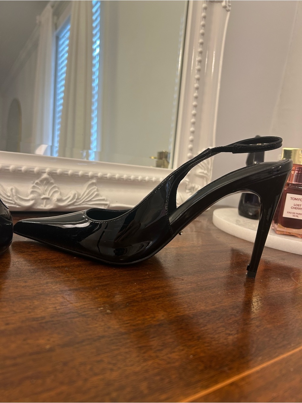 Black Tony Bianco stiletto heels - Picture 6 of 7